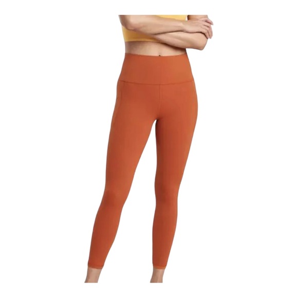 Athleta Pants - ATHLETA Salutation Stash Pocket II 7/8 Tight Leggings, Size Small, Burnt Orange
